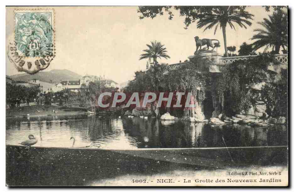 Nice - La Grotte des Nouveaux Jardins- CPA 