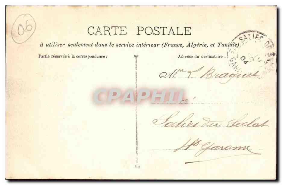 Beaulieu - Le Roi des Oliviers - CPA  — Verso