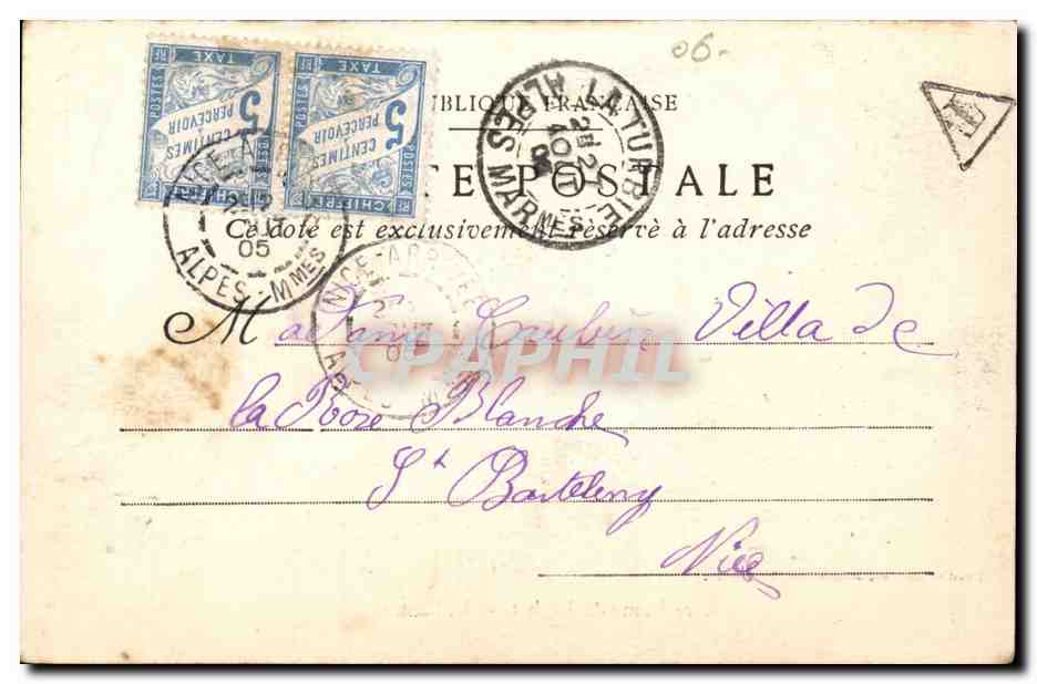 Notre Dame de Laghet - Le hameau — Photo-Alélière, Baudouin — éditeur et n° de série non lisibles — Rückseite
