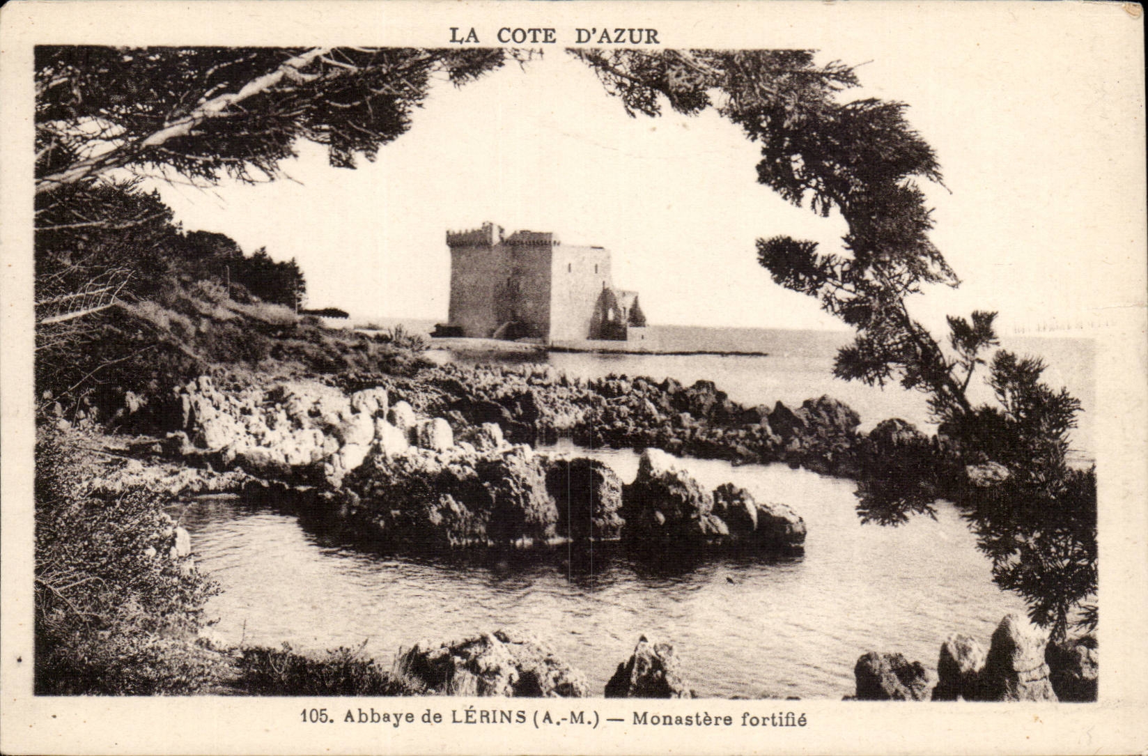 Abbaye de Lerins - Monastere fortifie CPA 