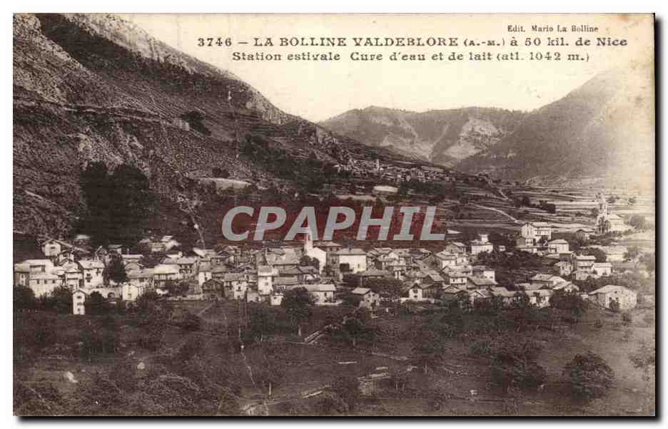 La Bolline Valdeblore CPA Station estivale Cure d'eau et de lait 