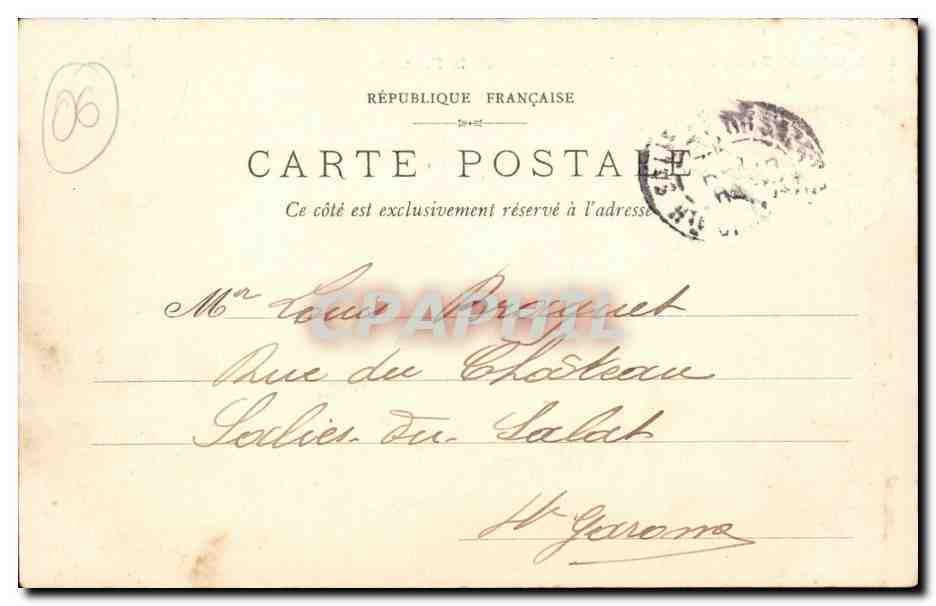Carros CPa Ligne du sud de la France — Rückseite
