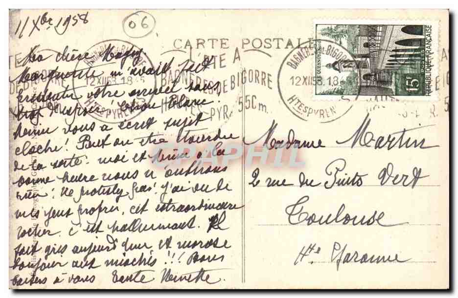 Guillaumes CPA La tete de femme Gardienne des gorges du Var et de Guillaumes Route des Alpes — Rückseite