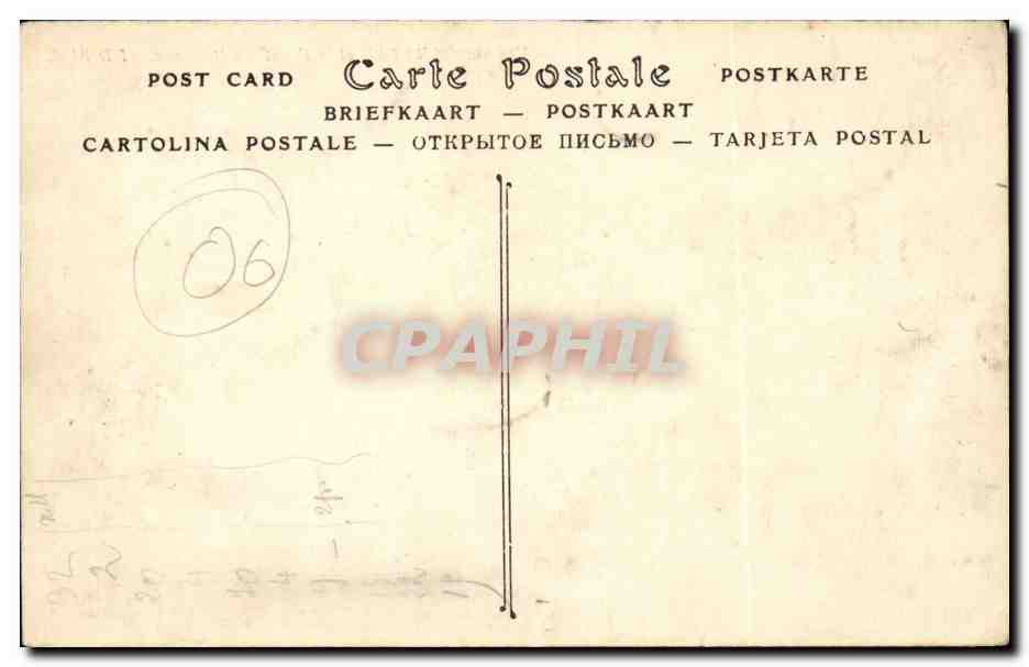 CPA Vue sur le Garavan et la frontiere italienne — Rückseite