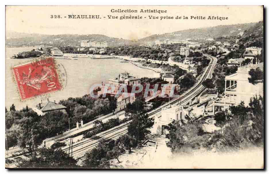 Beaulieu CPA Vue generale Vue prise de la petite Afrique