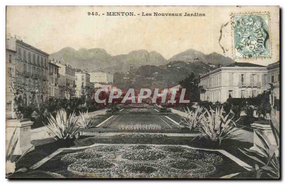 Menton - Les Nouveaux Jardins - CPA 