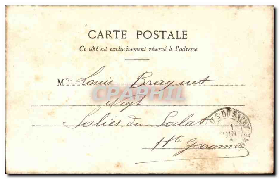 Menton - Les Nouveaux Jardins - CPA  — Rückseite