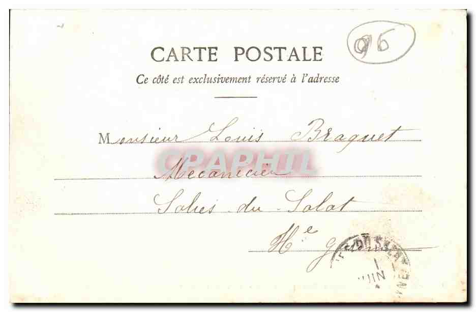 Menton - Étude artistique - Paysanne Mentonnaise — Édition Gilelta, phot., Nice, n° 910 — Reverso