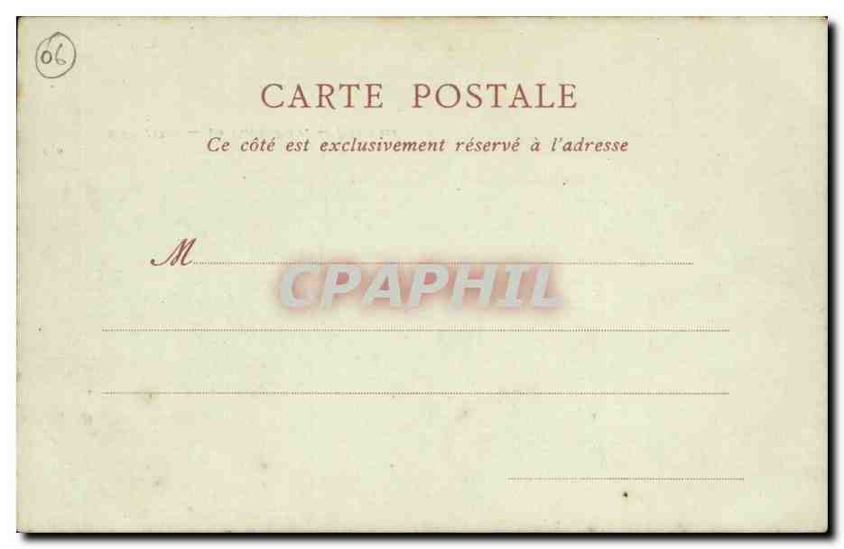 Menton - La Vieille Ville - CPA  — Rückseite