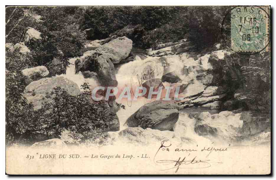 Ligne du Sud - Les Gorges du Loup - CPA 