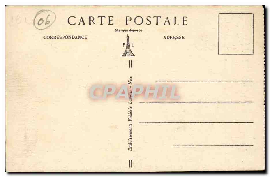 La Turbie - Vue Generale - CPA  — Rückseite