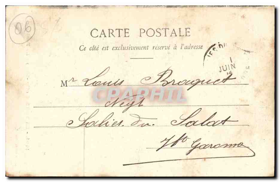 La Turbie (Alp.-Mar.) — La Fontaine — Édition Giletta, phot. Nice, n° 1004 — Reverso