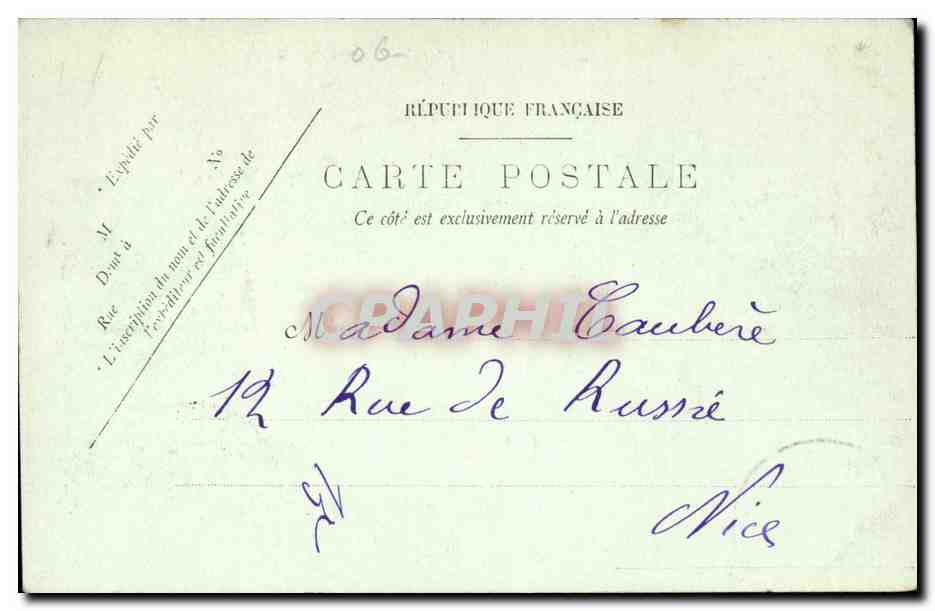 Grasse CPA La porte neuve (enfants) — Rückseite