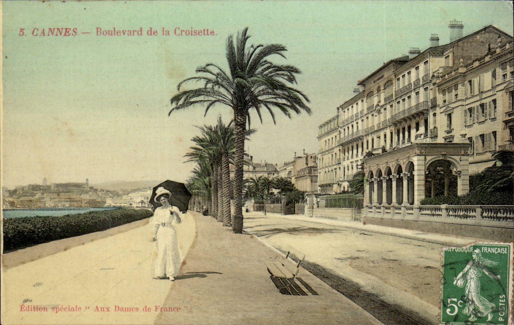 Cannes CPA Boulevard de la Croisette