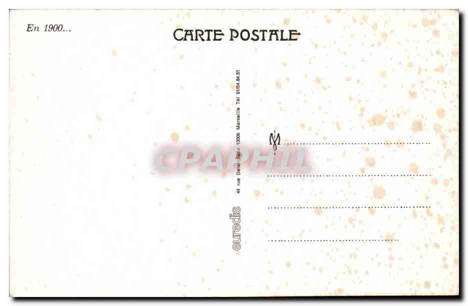 Nice CPA la promenade des anglais et le palais de la jetee promenade — Rückseite