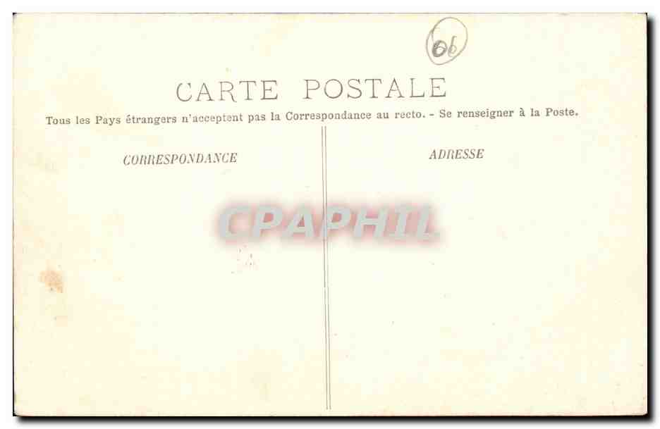 Nice CPA Vue du jardin public — Rückseite