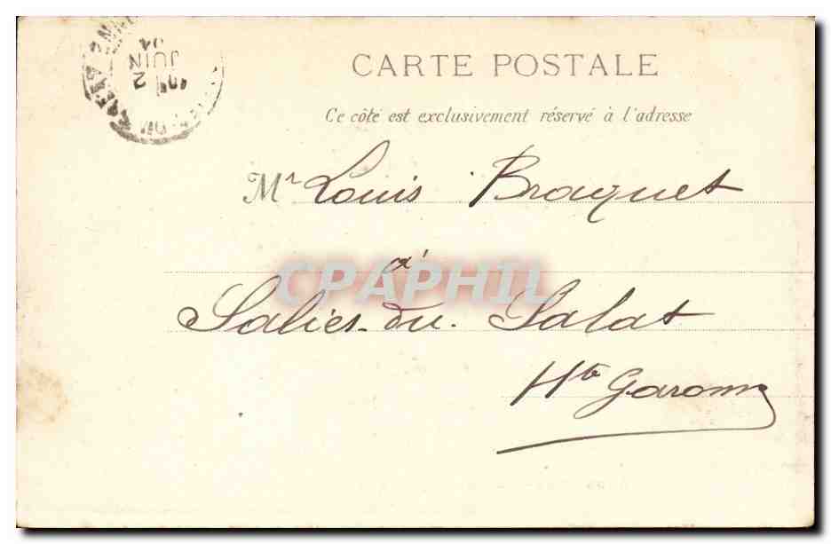 Nice CPA Casino municipal et nouveau jardin — Rückseite