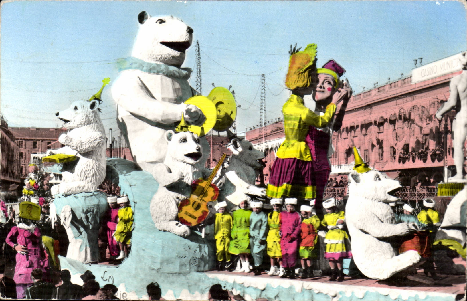 Nice CPM Carnaval la feerie des neiges (ours bear bears)
