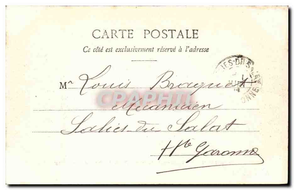Beaulieu - Vue Generale et Hotel Bristol - CPA  — Verso
