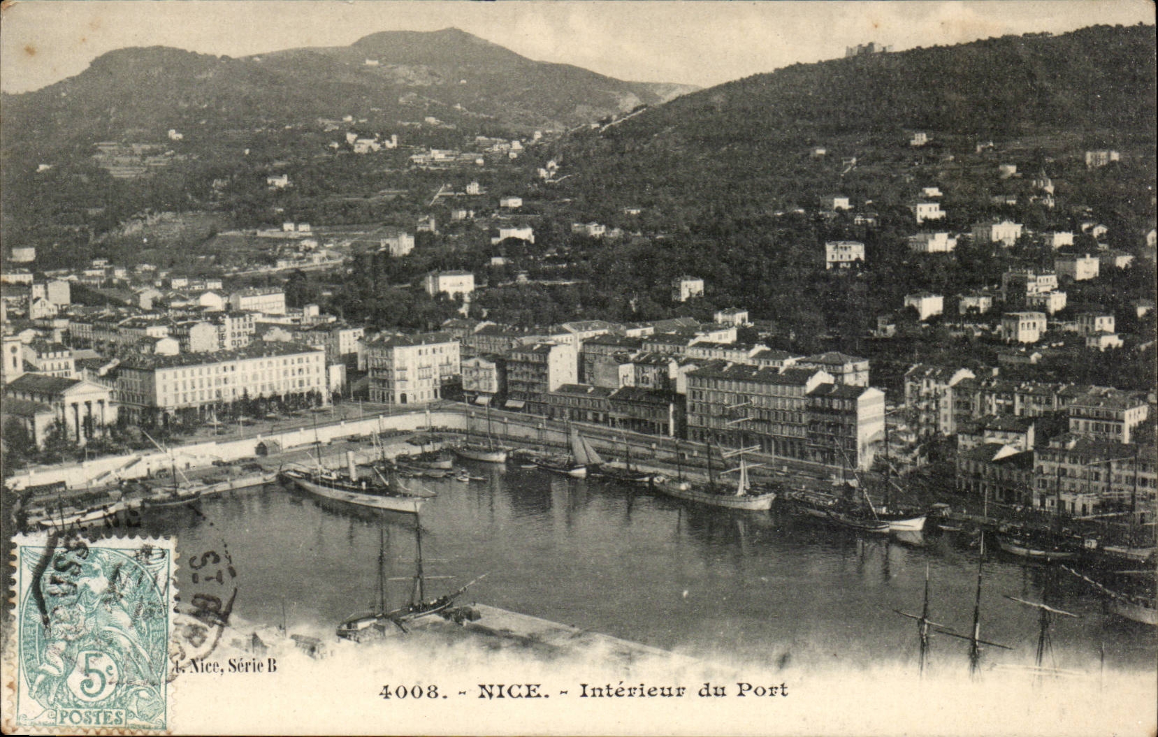 Nice - Interieur du Port - CPA 