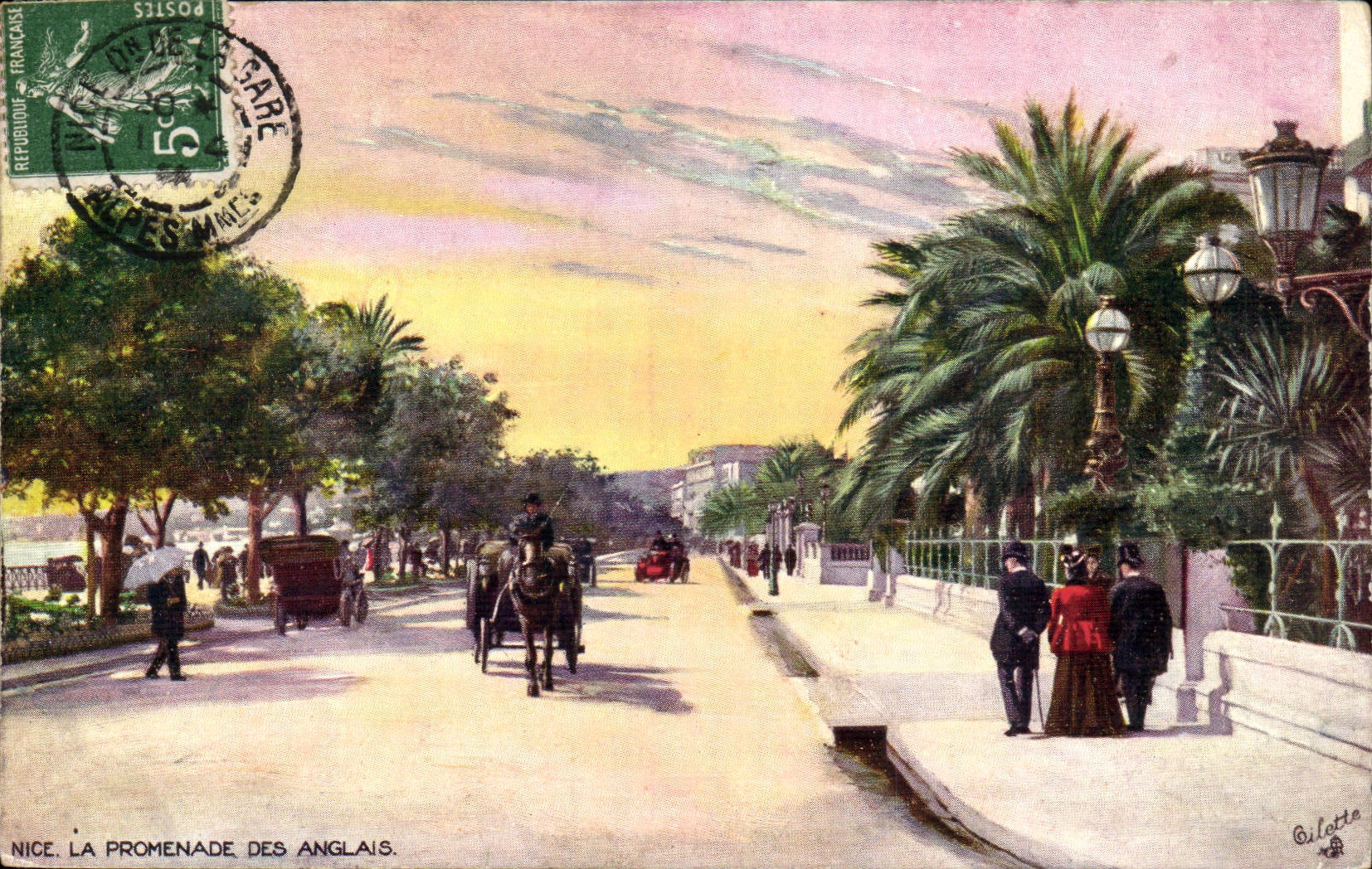 Nice - La Promenade des Anglais - CPA 