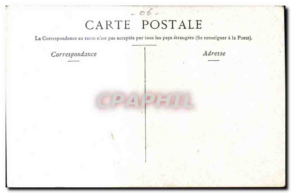 Nice - Cascade du Chateau d'Eau - CPA  — Rückseite