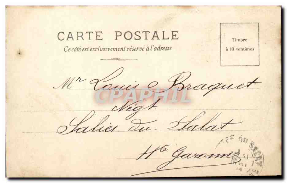 Nice CPA Le port — Verso