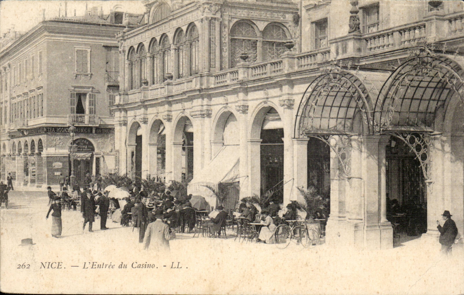 Nice CPA L'entree du casino