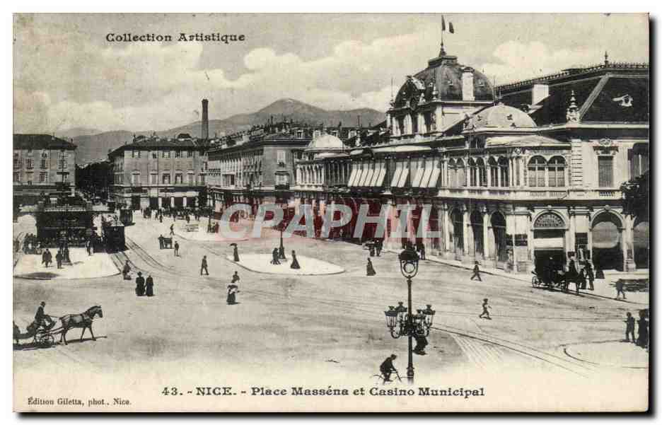 Nice CPA Place Massena et casino municipal