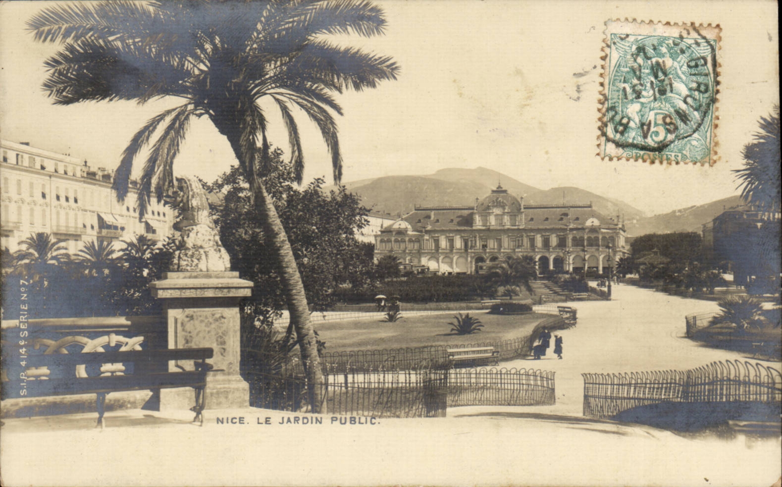 Nice CPA Le jardin public