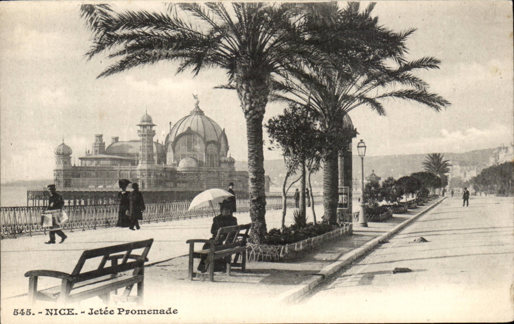 Nice CPA Jetee promenade
