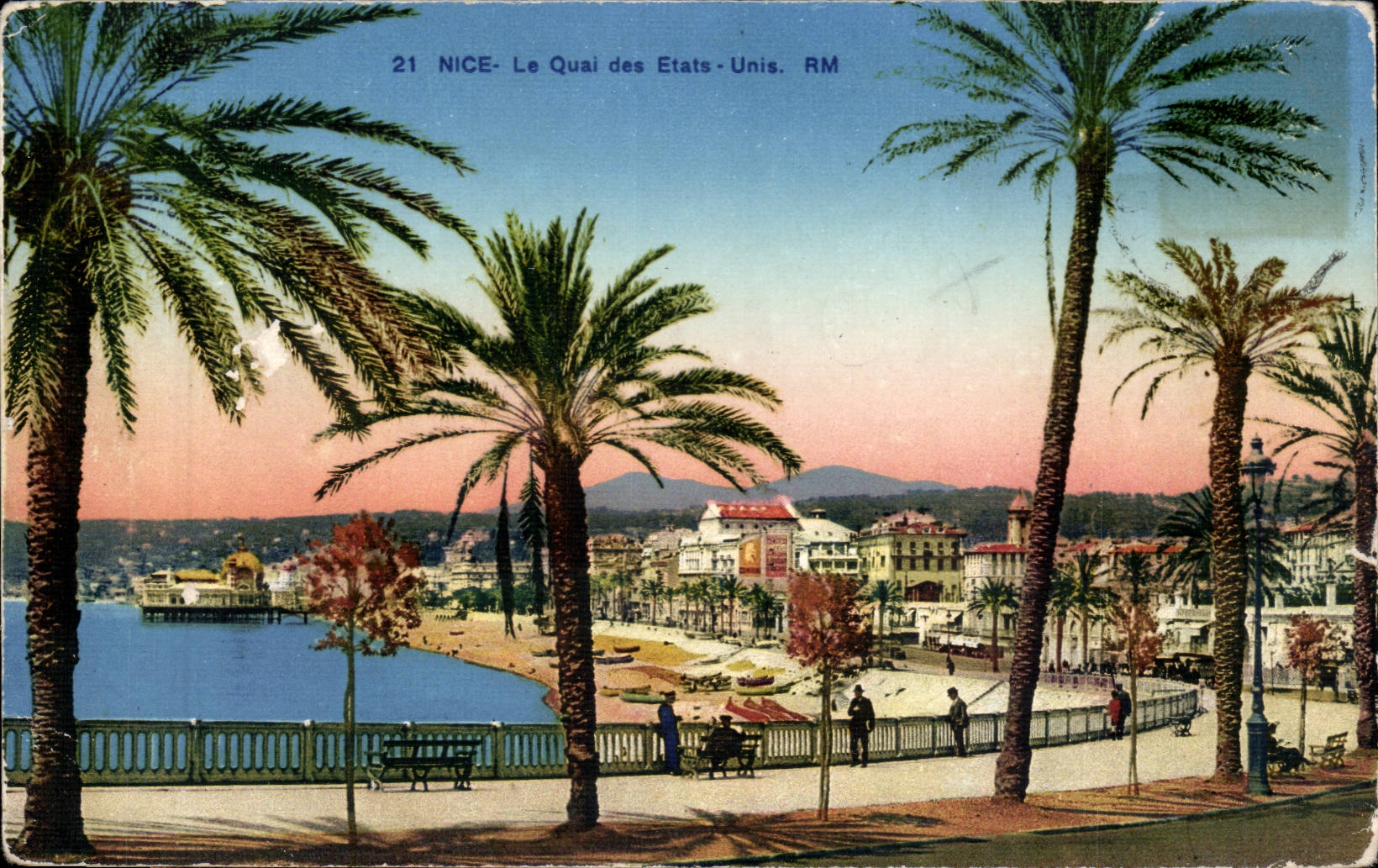 Nice CPA Le quai des Etats Unis