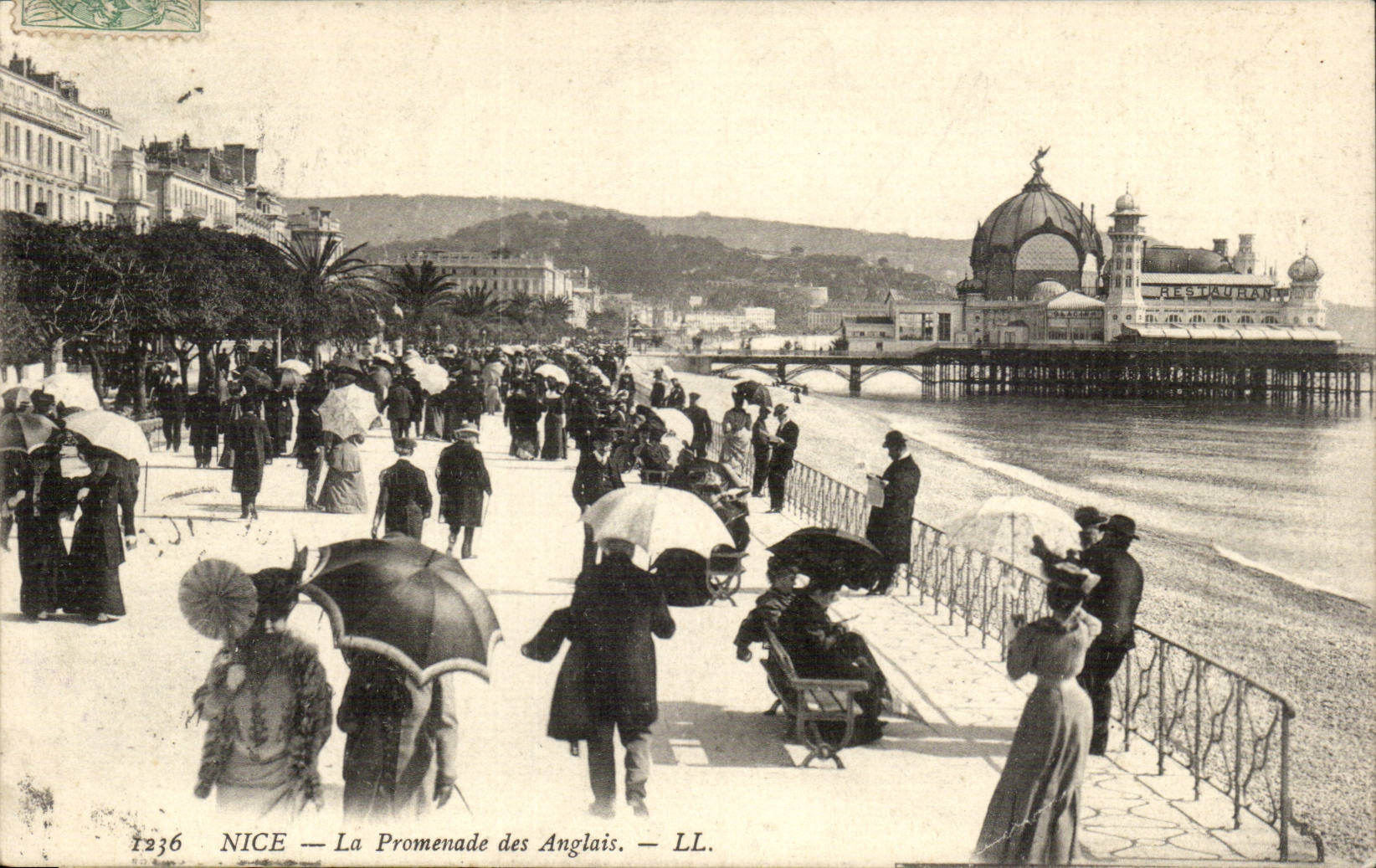 Nice CPA La promenade des anglais
