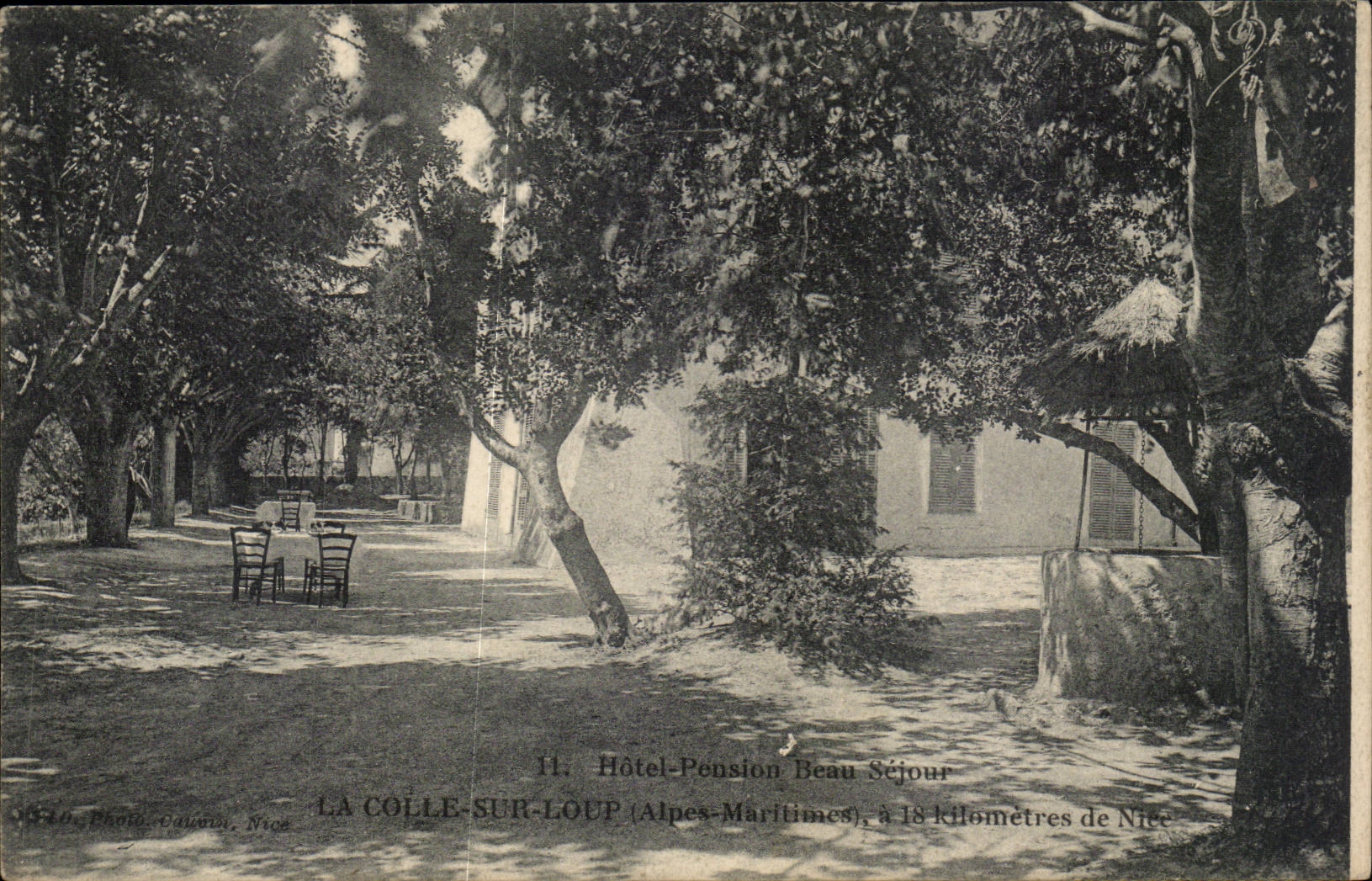 La Colle-sur-Loup — Hôtel-Pension Beau Séjour — Photo. Oulman, Nice