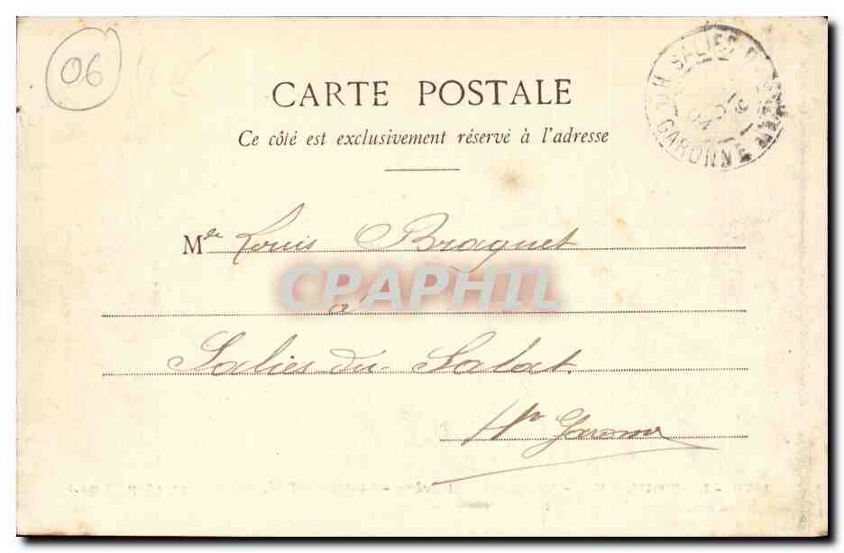 Le Moulinet CPA Vallee de la Bevera Station d'ete — Rückseite