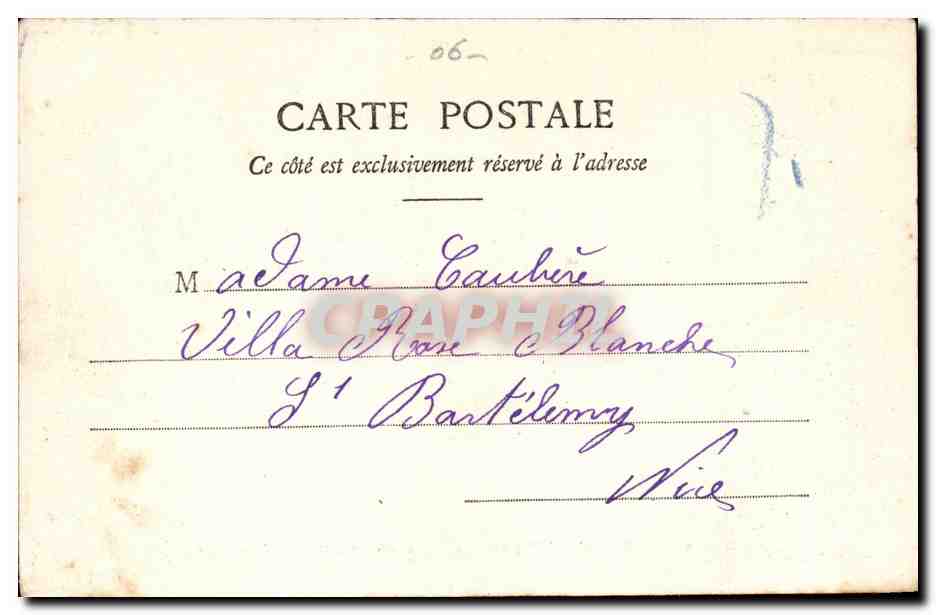Juan-les-Pins — Débarquement de l'Escadre — Édition Gilatta, phot., Nice, n° 662 — Rückseite