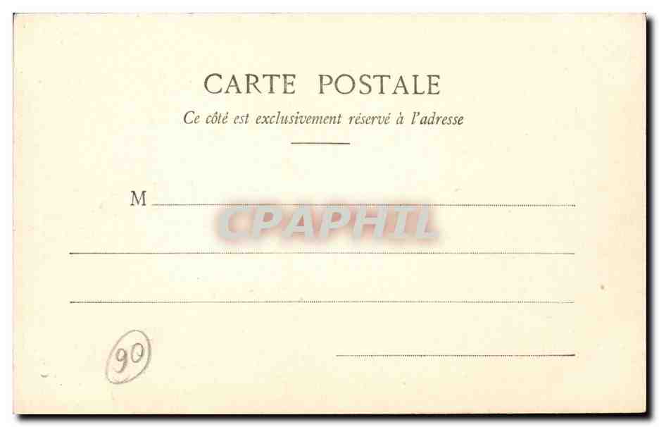 Nice CPA Promenade des anglais et jetee promenade  — Rückseite