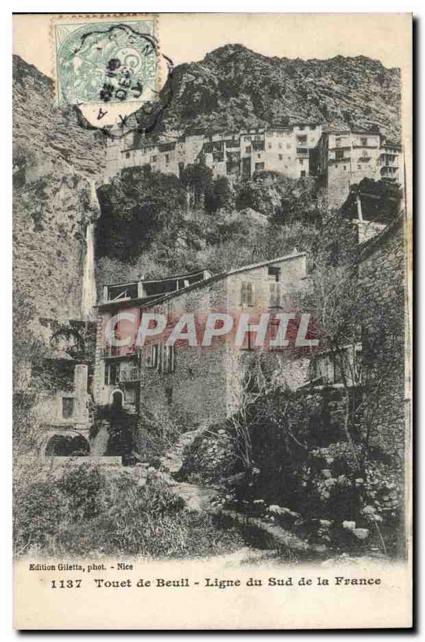 CPA Touet de Beuil Ligne du sud de la France