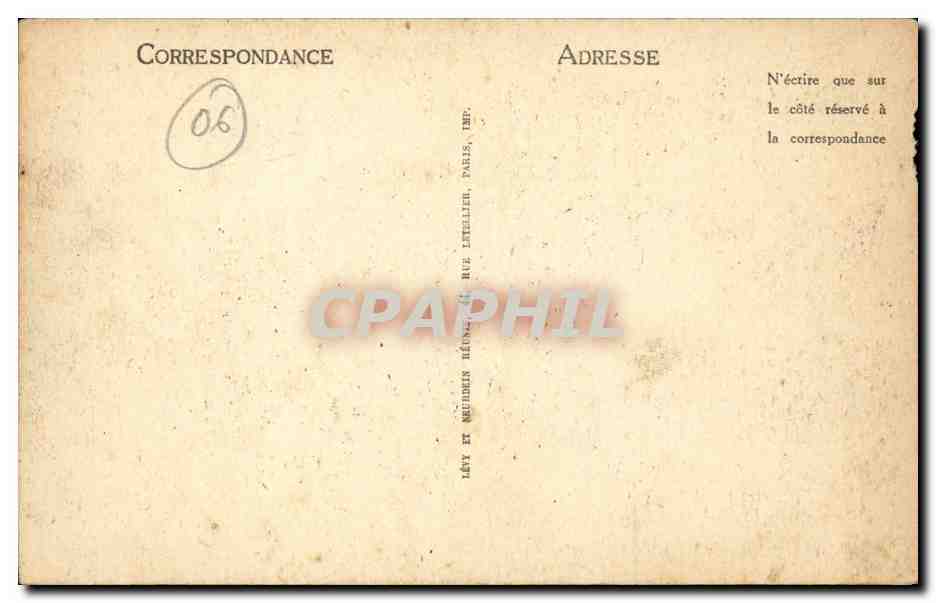 Pera Cava CPA La pierre plate — Rückseite