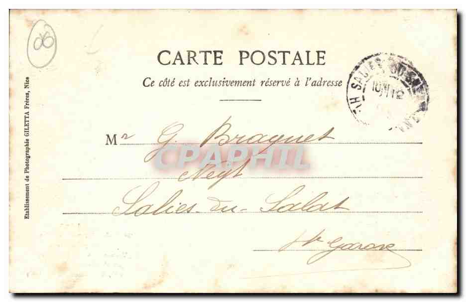 Saint Martin Vesubie CPA Vallee de la Vesubie Station d'ete — Rückseite
