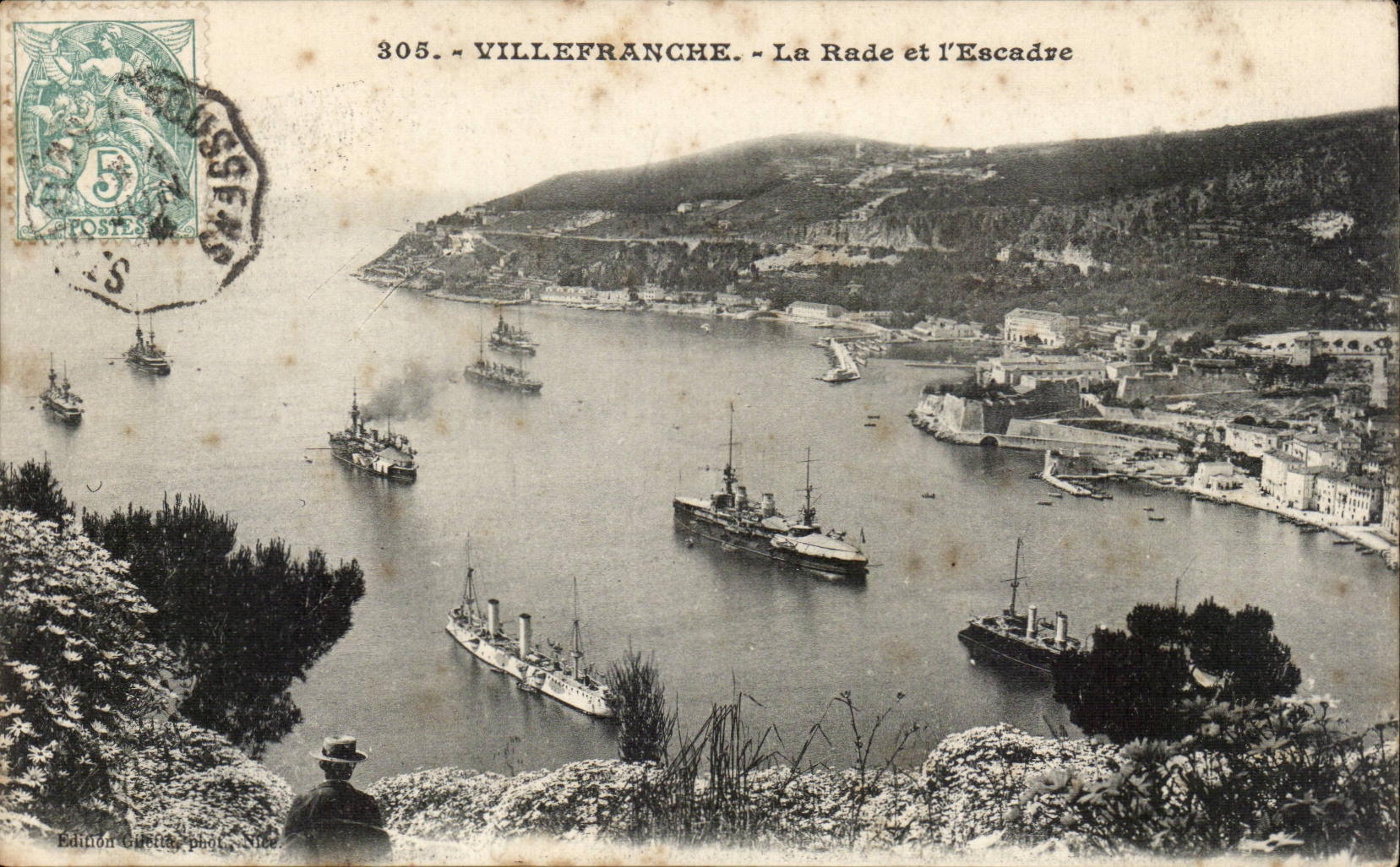 Villefranche - La Rade et l'Escadre — Édition Cletia, n° 305
