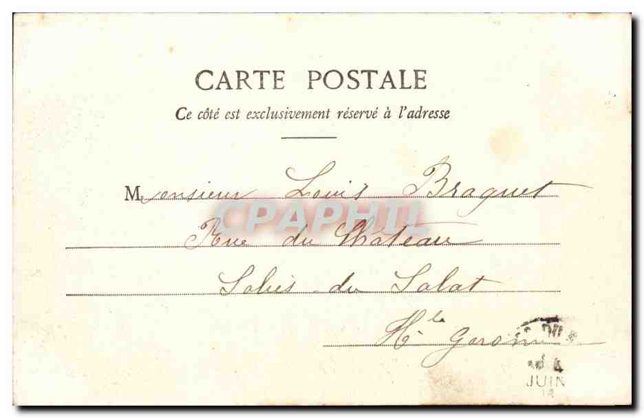 Villefranche - L'Escadre - Environs de Nice — Édition Giletta, phot., Nice, n° 306 — Verso