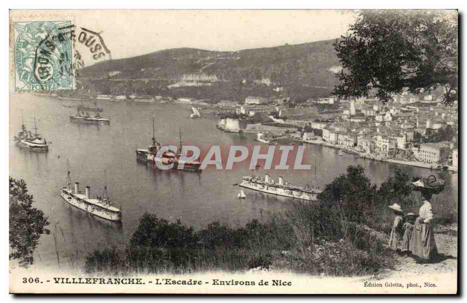 L'Escadre - Umgebung von Nice — Édition Giletta, Foto., Nice, n° 306