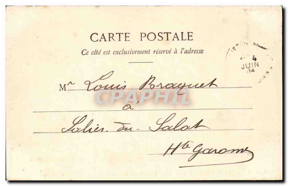 L'Escadre - Umgebung von Nice — Édition Giletta, Foto., Nice, n° 306 — Rückseite