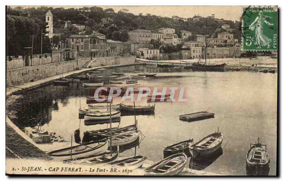 Saint Jean CAp Ferrat CPA Le port