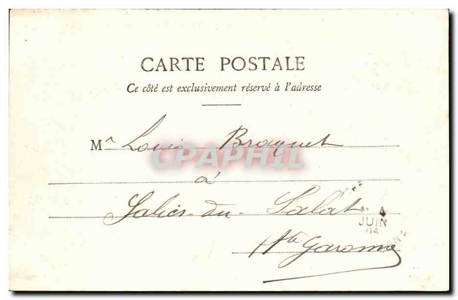 Villefranche - Kade Vieille-Darse — Uitgave Giletta, fot. Nice, n° 308 — Achterkant