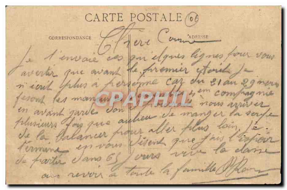Saint Martin VEsubie CPA  — Rückseite