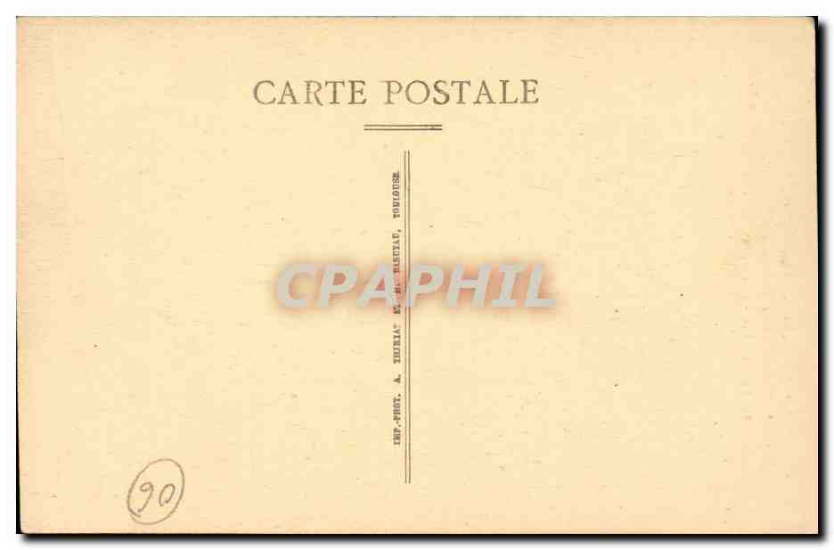 Roquebrune Cap Martin CPA Facade meridionale du chateau — Rückseite