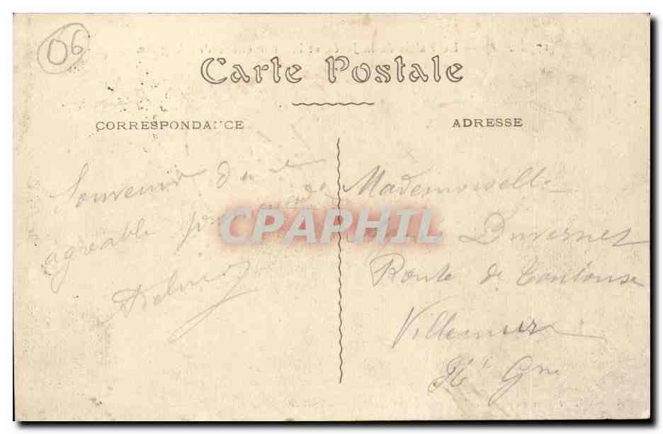Nice - Le Palais de la Jetee et la Promenade des Anglais - CPA  — Verso