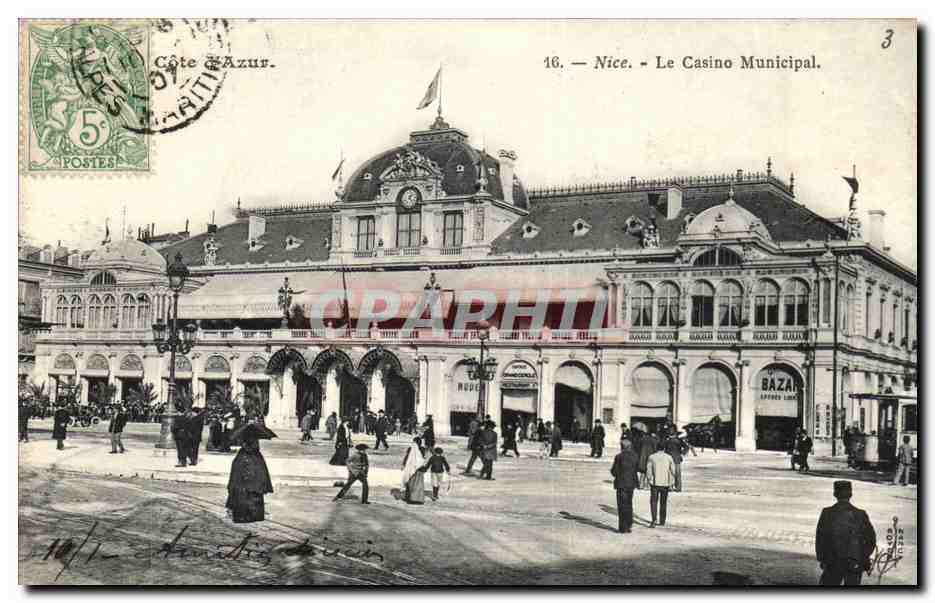 Nice - Le Casino Municipal - CPA 